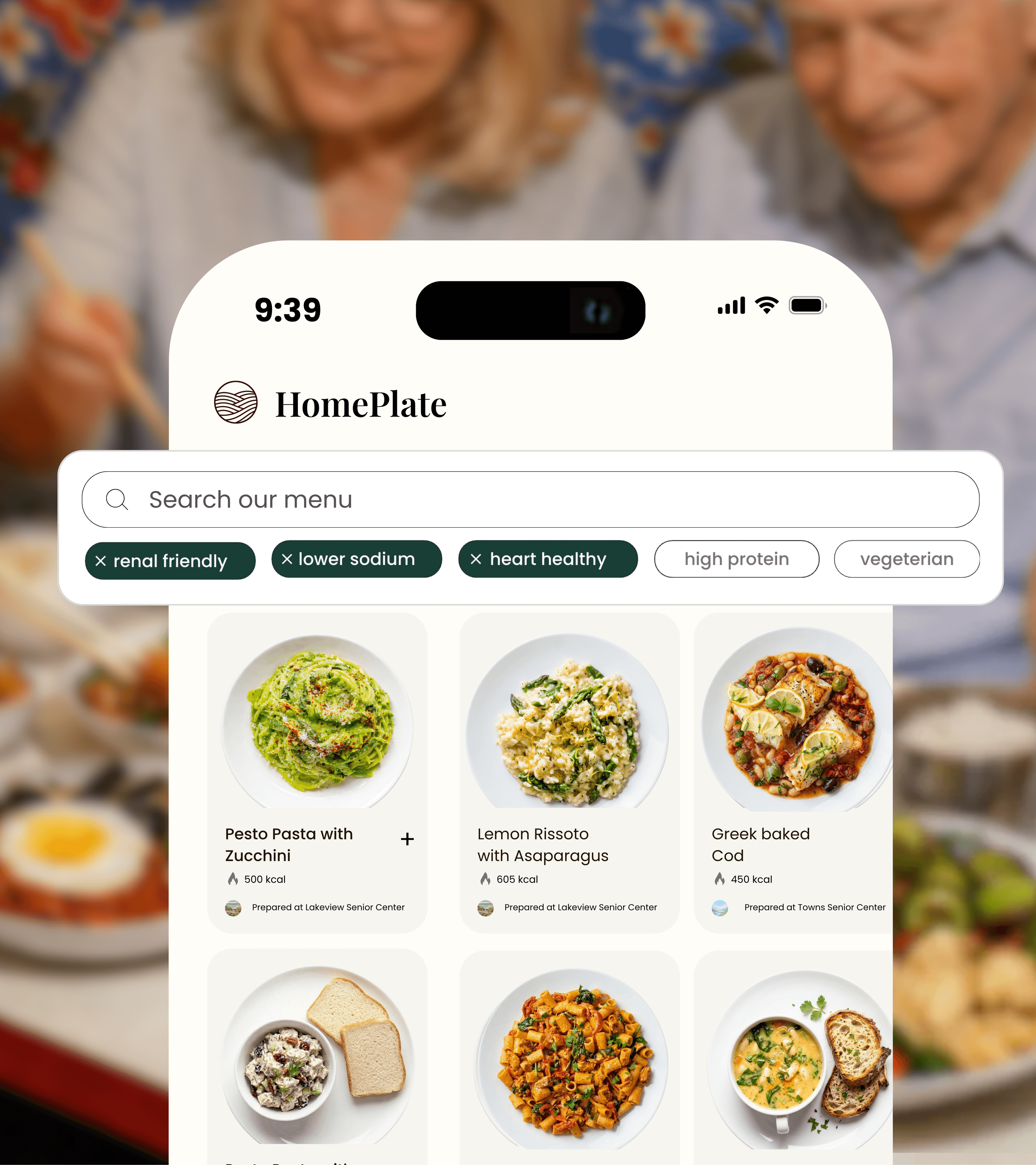 Browse Our Monthly Menu