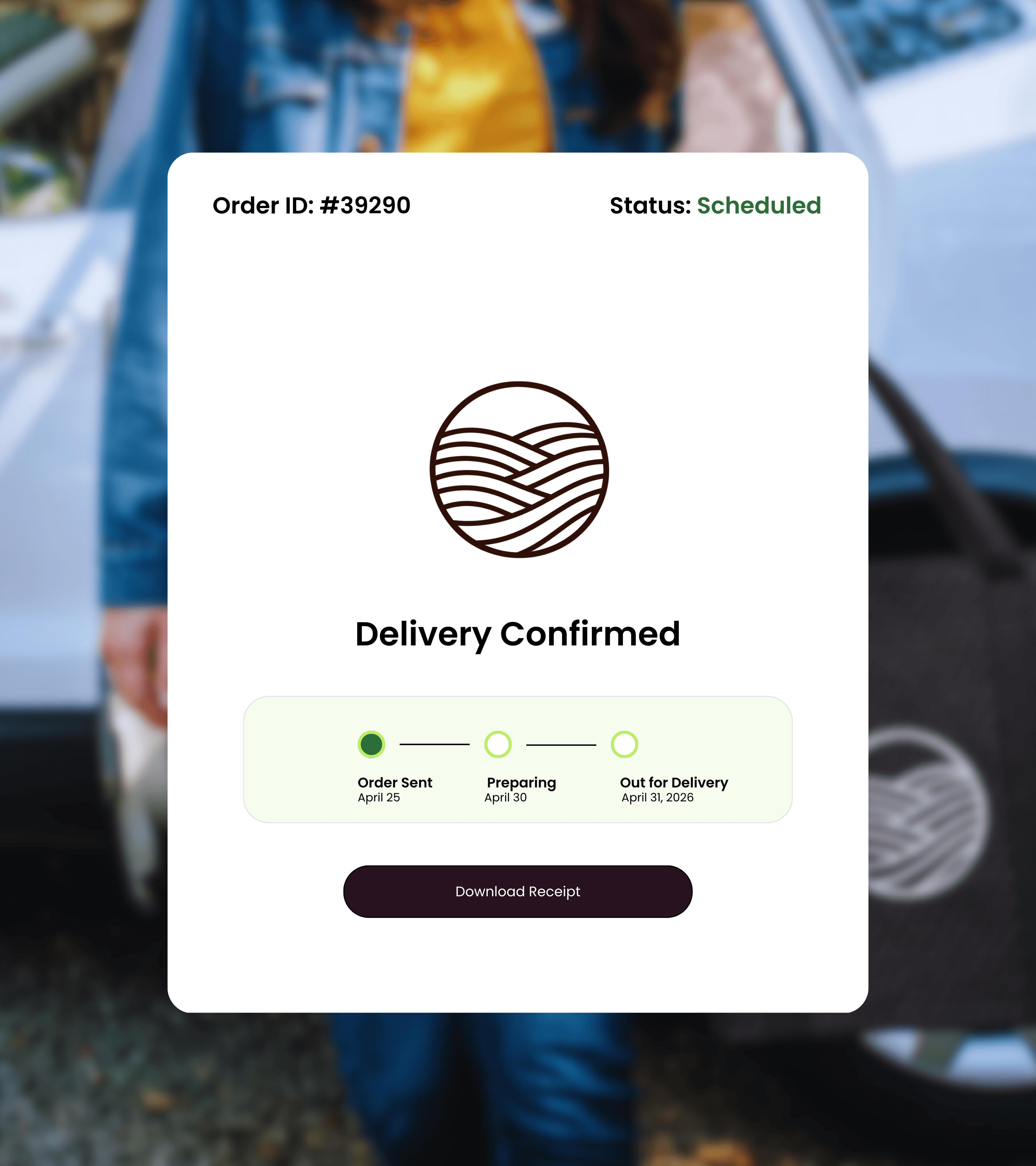 Pick Your Delivery Date