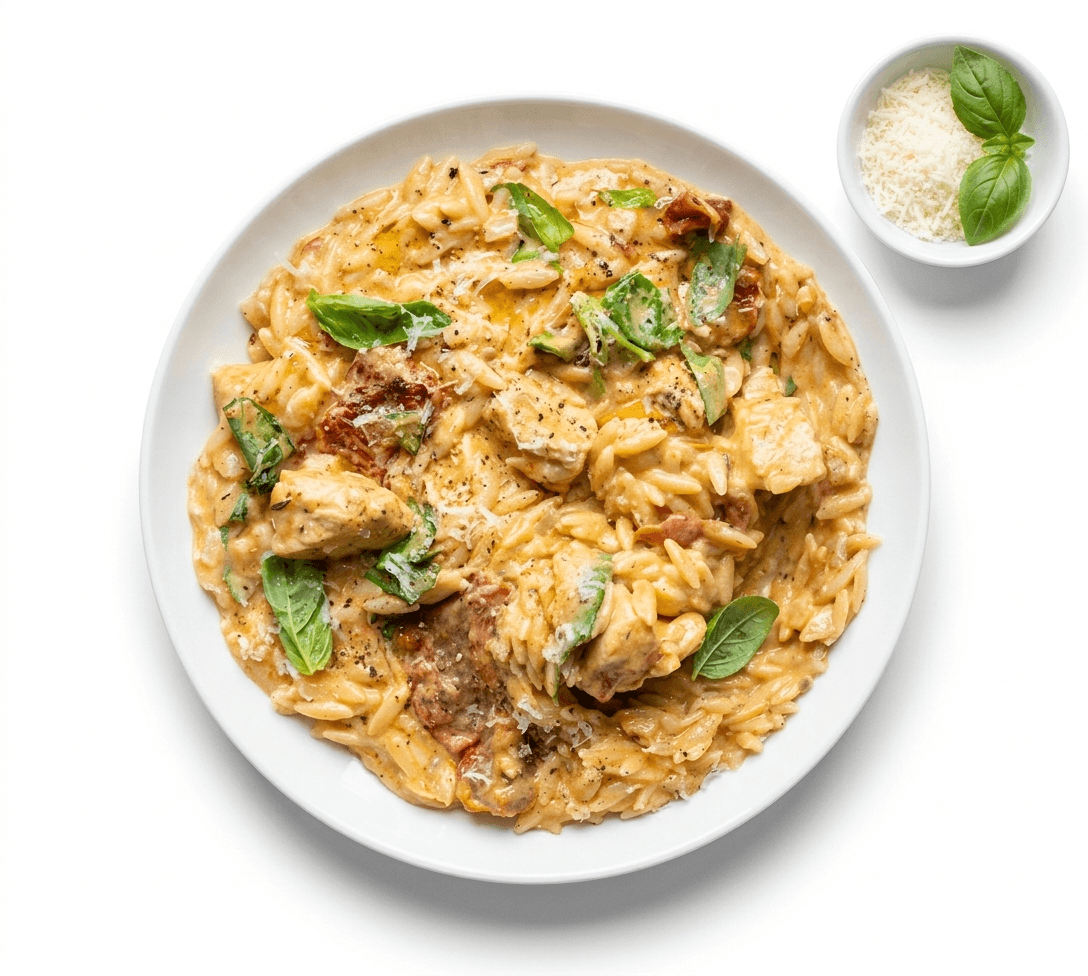 Creamy Chicken Orzo Risotto