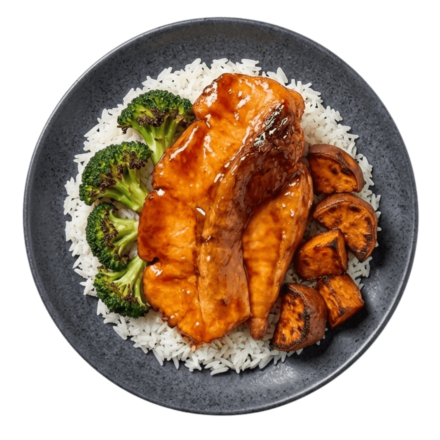 Glazed Salmon with Garden Vegetables